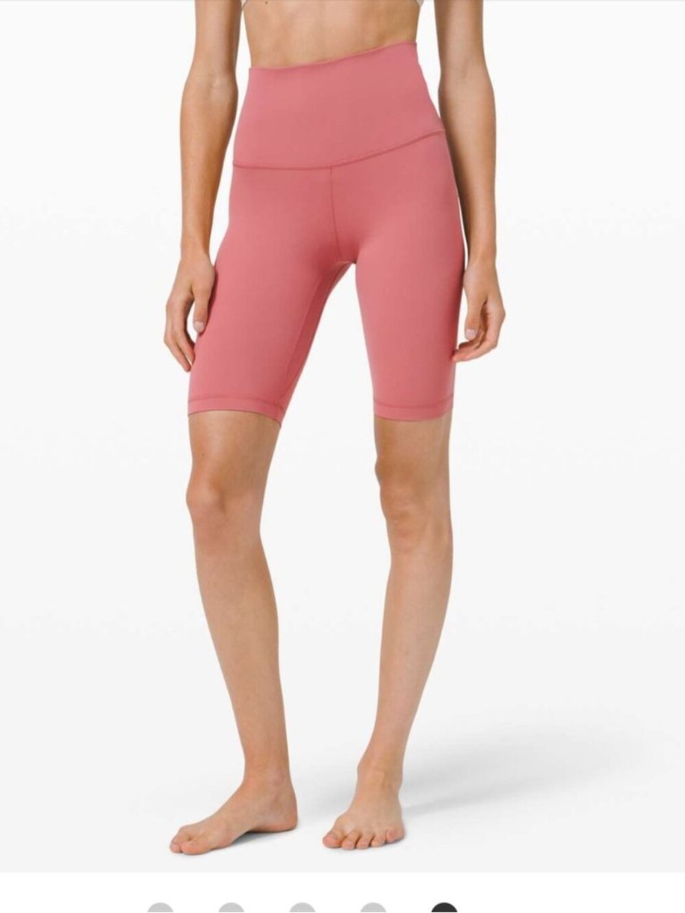 Lululemon Align Super High Rise Short 8"Brier Rose shorts size 12 activewear